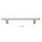 Gliderite Hardware 5-1/16 in. Center to Center Solid Flat Bar Pull Satin Nickel 4842-128-SN-1 - alternate 4